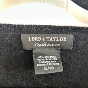 Lord & Taylor Cashmere V Neck
